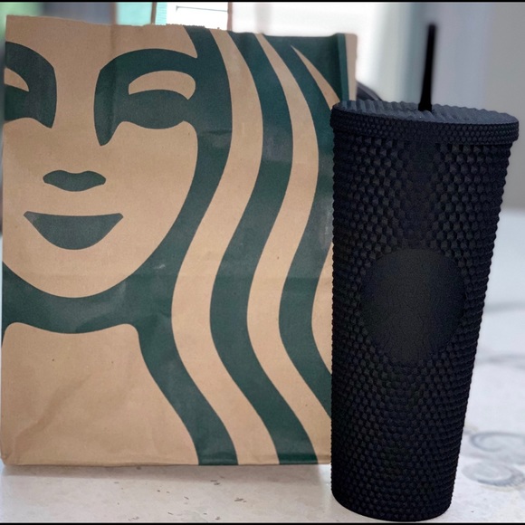 Starbucks Other - STARBUCKS MATTE BLACK STUD TUMBLER